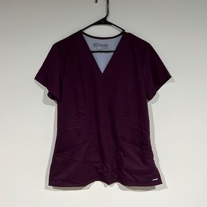 Wine Scrub top